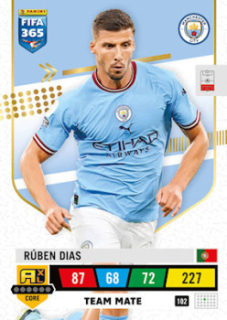 Ruben Dias Manchester City 2023 FIFA 365 Team Mate #102
